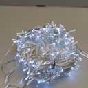 KNONEW 197FT 500 LED Christmas Lights Outdoor String Lights 8 Modes & Memory Fairy Light Plug in Waterproof LED String Lights for Xmas Yard Tree Wedding Party Holiday Decorations (Cool White)