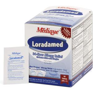Loradamed Allergy Relief 10 mg Loratadine Tablet, 1 per Box, EXP: 2026-09