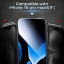 MAGIC JOHN 3rd Gen Upgraded for iPhone 16ProMax Privacy Screen Protector 6.9 Inch,25Anti-Spy Screen,Shockproof Tempered Glass,Auto Dust-Removal,Bubble Free,Easy Installation,2 Pack