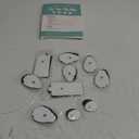 TENS/EMS Unit Replacement Pads NURSAL 20 Pack 3.5mm Snap Electrode Patches for Electrotherapy, Reusable Self-Adhesive Electrodes Pads, Compatible with Belifu, AVCOO, Neocarbon, MEDVICE TENS White