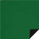Buryeah Mahjong Mat Large Non Slip Neoprene Rubber Table Mat Noise Reduction Dominoes Poker Card Board Games Playmat Gaming Table Cover for Camp Game Night Indoor Outdoor (Green,33 x 33 Inch)