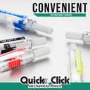 Pentel Quick Click Mechanical Pencil, (0.7mm), Includes Refill Lead and Erasers, Pack of 8 Pencils (PD217LEBP8)