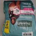 Depend Fresh Protection Adult Diapers, Incontinence Underwear for Women, Disposable, Maximum, Large, Blush, 17 Count