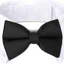 Segarty Dog Tuxedo Bow Tie Collar - Black Bowtie With Handcrafted Adjustable White Formal Pet Cats Necktie for Medium Large Boy Dogs - Wedding Grooming Bows Birthday Gift