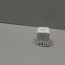 USB C Charger Block 20W, TESSAN PD Fast Charging Adapter with Foldable Plug, 1875W Power Outlet Extender(4 AC and 4 USB) for Cruise, Home, Office, Dorm (Grey)