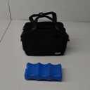 Breastmilk Cooler Bag with Ice Pack, Insulated Baby Bottle Tote Bags Fits 6 Baby Bottles Up to 9 Ounce, Double Layer Breastmilk Case