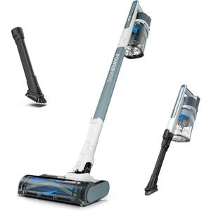 Shark PowerPro Plus Cordless Stick Vacuum, Lightweight, Rechargeable, FloorDetect Technology, HEPA Filter, Up to 50-Minute Runtime, Powerful Pet Hair Pickup, Carpets & Hard Floors, Pure Water, IZ377H