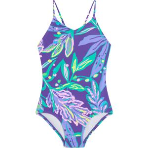 Kanu Surf Girls Hurricane Beach Sport UPF 50 One Piece Swimsuit (3T, Tammy Purple)