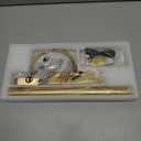 Dimmable Cordless Picture Light with Controller and Timer, Rechargeable 5000mAh Battery Wall Sconce for Wall Pictures, Gallery Artwork, Paintings, Portraits, Dartboards (Gold) (14"L x 6.3"W x 6.3"H)