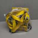 STANLEY S50002 Black/Yellow 1.5" x 16' Heavy-Duty Ratchet Straps (5,000 lb Break Strength), 2 Pack