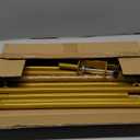 Over The Table Rod Stand with Clamps Adjustable 31"-110'' Length 31"-64" Height Gold Table Balloon Arch Stand with Storage Bag, For Halloween Christmas Party Wedding Anniversary Decoration