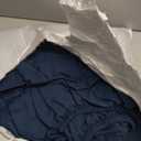 Shilucheng 100% Cotton Queen Size Sheets Set - 600 Thread CountLuxury Egyptian Cotton Bed Sheets5-Star Hotel Quality Sheets, Breathable & Cooling, 16 Inch Deep Pocket - 4 Piece (Navy Blue, Queen)