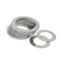 KALESYUJIN-40PCS S:0.1-10pcs/0.2-10pcs/0.3-10pcs/0.5-10pcs DIN988 Metal Shim Washers Stainless Steel Ultrathin Gasket Thin Flat Washer (9 * 15)