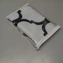 Melodieux Moroccan Fashion Room Darkening Blackout Grommet Curtain for Bedroom Kitchen Small Windows, 52 by 45 Inch, Off White/Black (1 Panel)