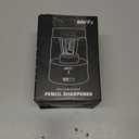 Pencil Sharpener Electric Pencil Sharpener Heavy Duty Blade Rechargeable Battery Powered Pencil Sharpeners for 6-8mm Colored Pencils Auto Stop Fast Sharpen in 3s (Black)