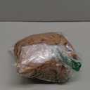 MakeMeChic Women's Ruffle Smock Dress Long Sleeve Mock Neck Shirred Frill Trim Short Dresses (Brown)