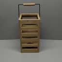 Hd Designs | Accents | 1 Wooden Lantern |