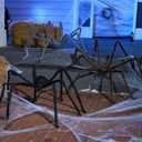 JOYIN 3 Pcs Halloween Spiders Outdoor Decoration, Halloween Decor Outside, 5 Ft Large Hairy Giant Multi Color Spider Set for Yard Lawn Porch Decor Indoor Haunted House Scary Prop (Black, Brown, Gray)