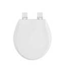 American Standard Bedminster Wood White Round Soft Close Toilet Seat