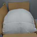TEXARTIST  King Mattress Pad Cover Cooling Mattress Topper Pillow Topper, Quilted Fitted Mattress Protector, White