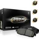 American Black PREMIUM D-866 Ceramic FRONT Brake Pads Compatible With MITSUBISHI Outlander 2003-2022 / RVR 2011-2022 / JEEP Compass 2007-2017 / Patriot 2007-2017 & Others (SEE IMAGES) - QUIET