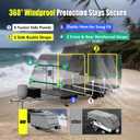 YSPACE 8-Layer RV Cover 22-24 ft, Waterproof Travel Trailer Cover