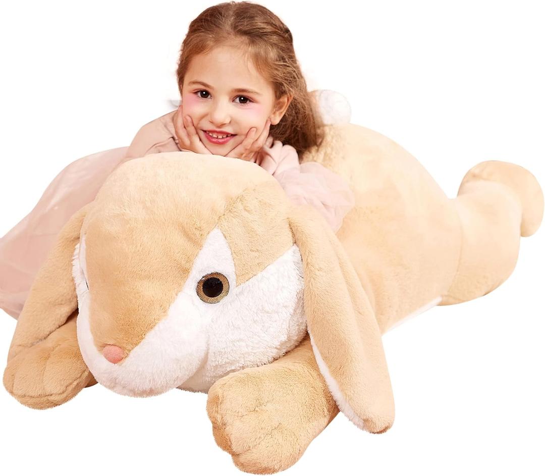 IKASA Giant Rabbit Stuffed Animal Plush Toy, 30" Large Bunny Plushy Toys for Kids Girls Boys Children