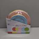 POSATE 60PCS Colorful Disposable Plastic Plates, Heavy Duty Plates for Wedding/Party, 30PCS Dinner Plates 10.25 and 30PCS Dessert/Salad Plates 7.5, Colorful Plates for Party Event