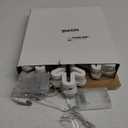 Enhon Christmas Neon Snowflake Light, 12 Inch Giant Snowflake Lights, Battery and USB Powered Christmas Curtain Neon Sign with Timer for Xmas Party Decoration(Cool White,2 Pack)