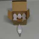 MAXvolador E12 LED Candelabra Light Bulbs 60W Equivalent, Daylight White 5000K 600 Lumen Chandelier Bulb, 6W B11 Candle Base, Non-Dimmable, Pack of 6