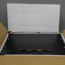 Enayplon Small Standing Desk with Wheels, Mobile Stand Up Desk, Portable Standing Table on Wheels for Walking Pad, Rolling Computer Desk Adjustable Height, Tall Table
