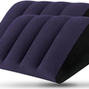 Portable Inflatable Wedge Pillow 2 Pack, Body Positioner for Sleep Support, Adjustable Travel Pillow - Lightweight Bed/Leg Support Pillow, for Home Outdoor Travel Blue