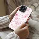 STARVIP for iPhone 14 Pro Max Case Cute – Wireless Charging Compatible – Dual-Layer Shockproof Protection with Stylish Wildflower Design – Protective Cover for Women - Romantic Pink Bloom