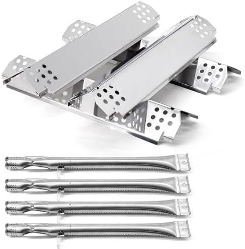 Grillfired Replacement Parts for Nexgrill 720-0830X, Gas Burners and Flame Tamers Kit Replacement for Nexgrill 4 Burner 720-0830X Gas Grill