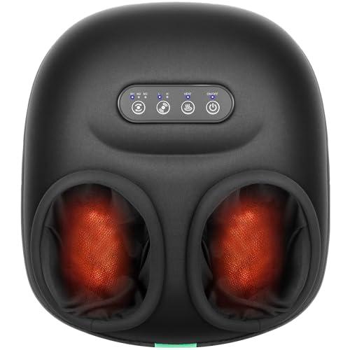 Medcursor Foot Massager Machine with Heat, Rolling, Deep Kneading, Shiatsu Foot Massager for Delivers Pain Relief, Tired, Plantar Fasciitis, Gift for Women Mom Men Fits Up to 13"