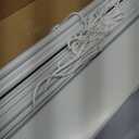 Cordless Room Darkening Venetian Blind - 36 Inch Width, 64 Inch Length, 2" Vinyl Slat Size - White - GII Luna Light Filtering Horizontal Mini Windows Blinds for Interior by Achim Home Decor