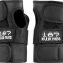 187 Killer Pads Wrist Guards Ideal for Skateboarding, in-Line Skating/Rollerblading and Roller Derby (Black, Large)