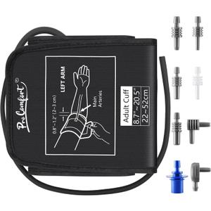 Extra Large Blood Pressure Cuff 8.7-20.5" (22-52 CM)Compatible with Most Automatic Blood Pressure Monitors, XL BP Replacement Cuffs for Adult Big ARM, with 8 Connectors