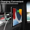 ELZO 360 Adjustable Tablet Holder for Car, Universal Compatible with 5.5-12.9 Inches Devices, Easy to Install, Foldable and Portable