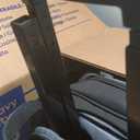 KROSER Carry On Underseat Multi-functional, 16-inch Underseater Lightweight Overnight Suitcase for Men Women, Black