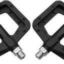 3 Bearing Bicycle Pedals - Ultralight Anti-Slip Wide Waterproof Pedals for BMX, Road & MTB Bikes Accessories (MZ 922 Black)