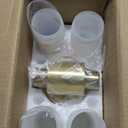 Wall Sconces Set of Two, Modern Bathroom Sconces Wall Lighting with Milky White Glass, Brushed Gold Sconces Wall Decor Set of 2 for Bathroom Mirror Bedroom Living Room Hallway (HARDWIRED)