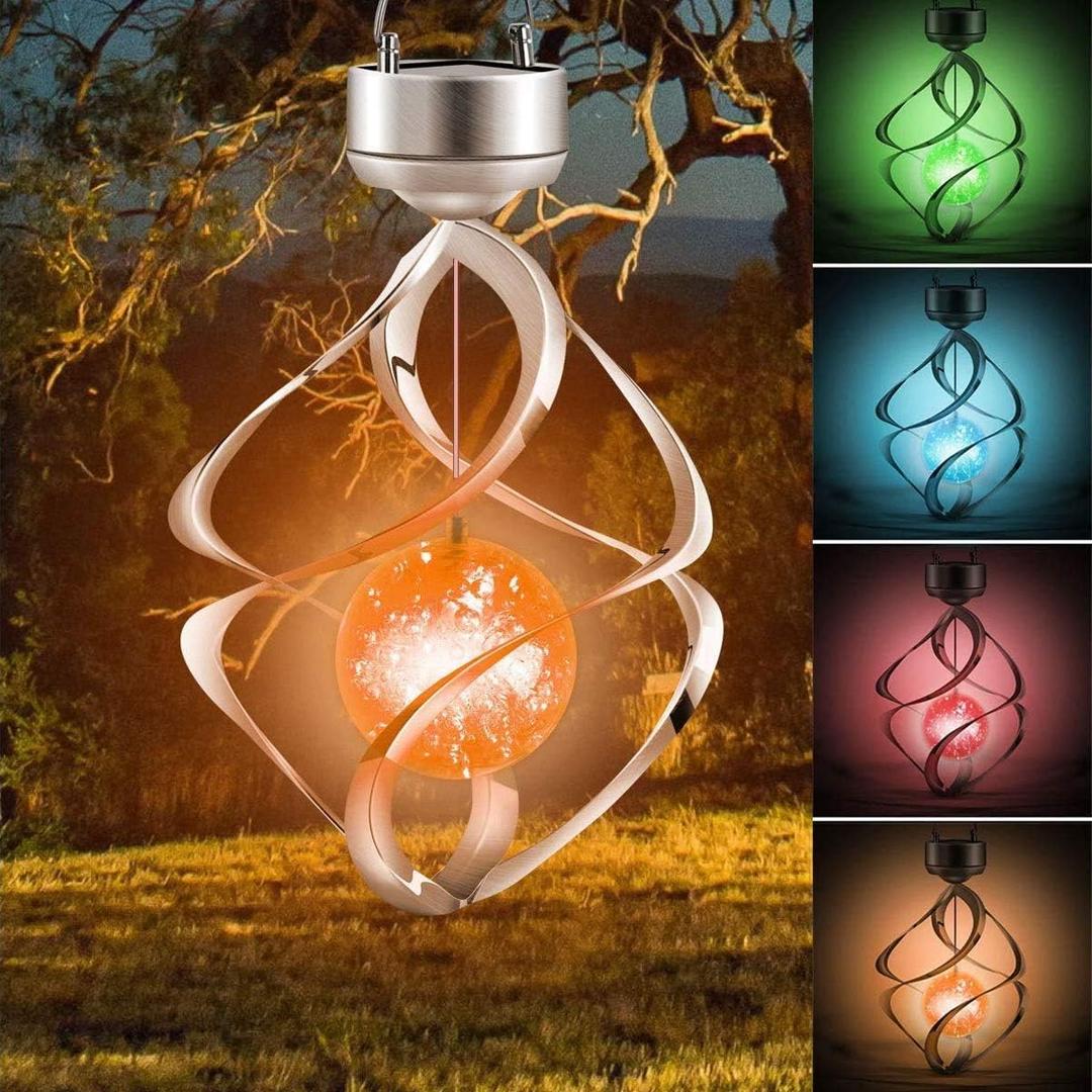 Solar Lights Outdoor Yard Decor Wind Chimes LED Colour Changing Hanging Light for Design Decoration for Garden, Patio, Balcony,Lawn Birthday Gifts for Women Mom Grandma Solar Lights Outdoor Yard Decor Wind Chimes LED Colour Changing Hanging Light for Design Decoration for Garden, Patio, Balcony,Lawn Birthday Gifts for Women Mom Grandma