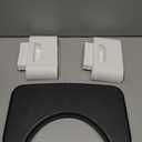 Folding Toilet Stool, 7 inch Folding Toilet Stool, Foldable Bathroom Potty Step Stool for All Ages - Sitting Posture Foot Stool. Black