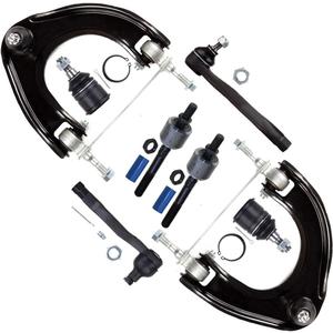SCITOO 8pcs Front Upper Control Arm w/Ball Joint Suspension Kit for Honda Civic 1988 1989 1990 1991 for Honda CRX 1988-1991 Outer Inner Tie Rod End Lower Ball Joint