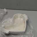 SJ 2P Silicone Heart Shaped Cake Pans with Metal Reinforced Frame, 8 Inch Nonstick Cake Pan, BPA Free Silicone Heart Cake Baking Mold for Oven Dishwasher Safe