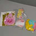 32pcs Ocean Themed Birthday Party Decorations  Cute Sea Creature Banner, Balloons,Cake Cupcake Toppers  Under the Sea Party Supplies for Kids Birthday, Baby Shower