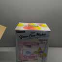 Nostalgia Retro Snow Cone Maker Countertop 5-qt Shaved Ice Machine Stainless Steel Blades Includes 2 Reusable Cups, Ice Scoop, & Sid Shelf Pink
