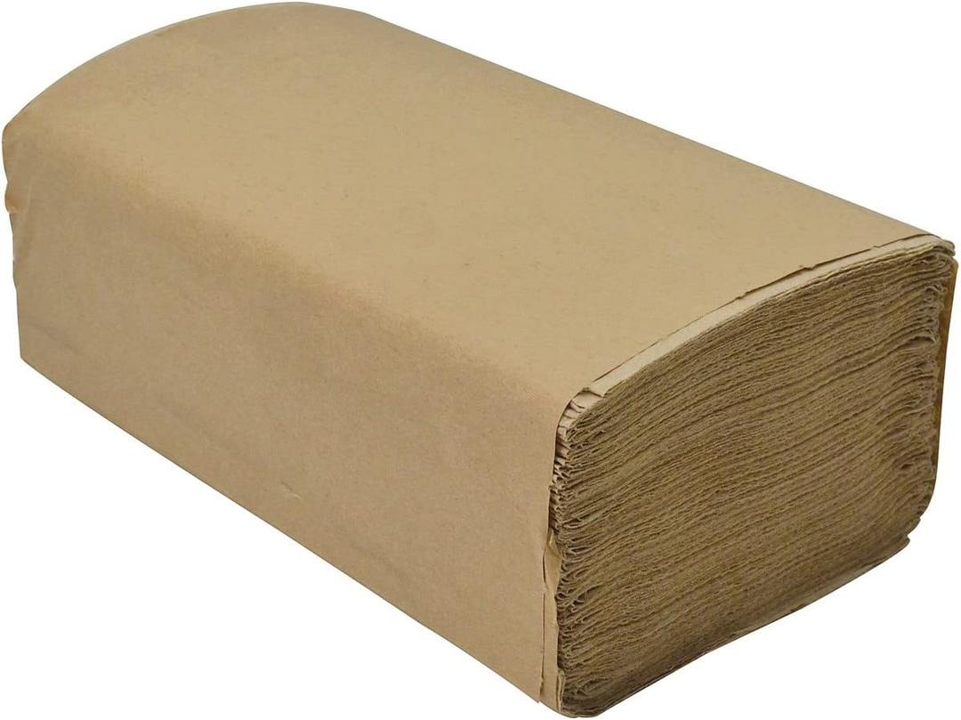 Select Folded Paper Towels, Single-Fold, Natural, 9 X 9.45, 250/pack, 16/carton