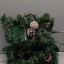 2 Pack Pre-lit Christmas Tree with Remote, Battery Operated with Timer, Smart Multi-Color & Warm White Lights, Music Sync, Artificial Christmas Tree for Outdoor Porch, Urn Filler, Xmas Decor